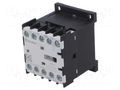Contactor: 4-pole; NC + NO x3; 24VDC; 9A; for DIN rail mounting FINDER 6K.04.9.024.4709