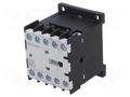 Contactor: 4-pole; NC + NO x3; 24VDC; 12A; for DIN rail mounting FINDER 6K.04.9.024.4712
