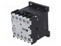 Contactor: 4-pole; NO x3 + NO; 24VDC; 9A; for DIN rail mounting FINDER 6K.04.9.024.4809