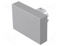 Actuator lens; 16mm; 51; grey; plastic; Face dim: 15.3x21.5mm EAO 51-901.8