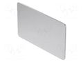 Description label; OptoHiT; 18x35mm; aluminium EAO 704.968.4