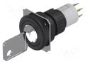 Switch: rotary with key; 22mm; Stabl.pos: 2; NC + NO; flat; 51 EAO 51-415.036DF