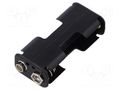 Holder; AA,R6; Batt.no: 2; 6F22 type; black GOOBAY GOOBAY-11461