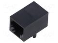 Connector: RJ12; socket; PIN: 6; 6p6c; on PCBs,PCB snap; THT ADAM TECH MTJ-66GX1