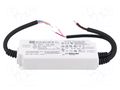 Power supply: switching; LED; 60W; 48VDC; 0÷1.25A; 110÷305VAC; IP67 MEAN WELL XLN-60-48-B