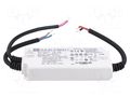 Power supply: switching; LED; 60W; 9÷54VDC; 900mA÷1.7A; 110÷305VAC MEAN WELL XLN-60-H-DA2