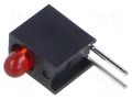 LED; in housing; 3mm; No.of diodes: 1; red; 20mA; Lens: diffused MARL 113-305-04