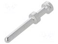 Contact; male; CC; copper alloy; silver plated; 0.75mm2; 18AWG ILME CCMA0.7