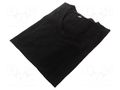 T-shirt; ESD; men's,XL; cotton,polyester,carbon fiber; black EUROSTAT GROUP ERS-513000130G