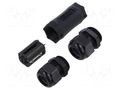 Connector: AC supply; screw terminal; TH400; ways: 3; -40÷125°C TECHNO THB.400.A3EU