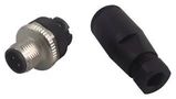 CIRCULAR CONN, PLUG, M12, 4 WAY, CABLE 99-0429-14-04
