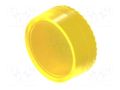 Actuator lens; OptoHiT; yellow; plastic; Ø23.7mm EAO 704.611.4