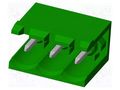 Connector: pluggable terminal block; socket; male; OQ; 20A; 300V AMPHENOL ANYTEK OQ0370510000G