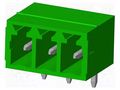 Connector: pluggable terminal block; socket; male; OQ; 10A; 300V AMPHENOL ANYTEK OQ0332510000G