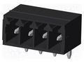 Connector: pluggable terminal block; socket; male; OQ; PIN: 4; THT AMPHENOL ANYTEK OQ0412010300G