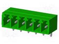 Connector: pluggable terminal block; socket; male; OQ; 10A; 300V AMPHENOL ANYTEK OQ0632510000G