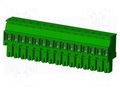 Connector: pluggable terminal block; plug; female; TS; 8A; 300V AMPHENOL ANYTEK TS15315A0000G