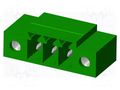 Connector: pluggable terminal block; socket; male; OQ; 10A; 300V AMPHENOL ANYTEK OQ0315510000G