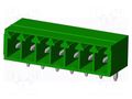 Connector: pluggable terminal block; socket; male; OQ; 10A; 300V AMPHENOL ANYTEK OQ0712510000G