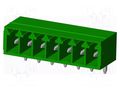 Connector: pluggable terminal block; socket; male; OQ; 10A; 300V AMPHENOL ANYTEK OQ0712510000G