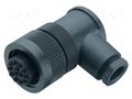 Connector: circular; 400V; 20A; PIN: 5; plug; female; screw terminal BINDER 99-0710-70-05