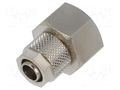 Screw-on fitting; threaded; max.15bar; nickel plated brass; 8mm PNEUMAT 1030-10/8-3/8