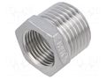 Nipple; threaded,reductive; max.10bar; 19.5mm PNEUMAT 2080-1/2-3/8-ES