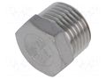 Screw plug; max.10bar; acid resistant steel AISI 316; 19.5mm PNEUMAT 3020-1/2-ES