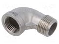 Threaded fitting; angled 90°; max.10bar PNEUMAT 5020-1/2-ES
