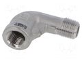Threaded fitting; angled 90°; max.10bar PNEUMAT 5020-1/8-ES