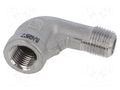 Threaded fitting; angled 90°; max.10bar PNEUMAT 5020-1/8-ES
