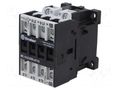 Contactor: 4-pole; NC + NO x3; 24VAC; 10A; for DIN rail mounting FINDER 6K.14.8.024.4710