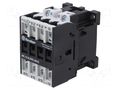Contactor: 4-pole; NO x3 + NO; 24VAC; 18A; for DIN rail mounting FINDER 6K.14.8.024.4818