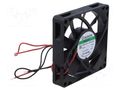 Fan: DC; axial; 24VDC; 80x80x15mm; 62.85m3/h; 36.1dBA; Vapo; 3500rpm SUNON MF80152V1-A99-A