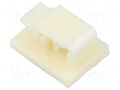 Screw down self-adhesive holder; Cable P-clips HELLERMANNTYTON ASI-CLIP-PA66HIR