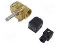 Electromagnetic valve; G 1"; brass; FKM; Valve: 2/2 NC; 24VDC AIGNEP FMM-03F-1-V-NC-D