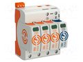 Surge arrester; Type 1+2; Poles: 3+NPE; 30kA; 280VAC; -40÷80°C OBO BETTERMANN OBO-5093533