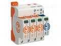 Surge arrester; Type 2; Poles: 3+NPE; 20kA; 320VAC; -40÷80°C; IP20 OBO BETTERMANN OBO-5095343