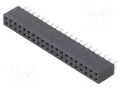Connector: pin strips; socket; female; PIN: 40; straight; THT; 2x20 SAMTEC SSW-120-01-F-D