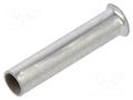 Tip: bootlace ferrule; non-insulated; copper; 1mm2; 10mm; tinned ERKO TA-1-10/100