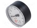 Manometer; 0÷10bar; G 1/8",rear connection; 40mm; Temp: -20÷60°C PNEUMAT 110.76