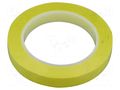 Tape: electrical insulating; W: 15mm; L: 66m; Thk: 0.063mm; yellow 3M 3M-1350F-1-15