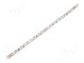LED tape; white cold; 2835; LED/m: 60; 6mm; white PCB; IP20; 120° IPIXEL LED S006060BB1LZS-CW