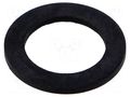 Gasket; CR caoutchouc; Thk: 1.5mm; Øint: 10.3mm; M12; black TE Connectivity 1SNG609001R0000