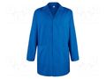Coat; ESD; XS; cotton,polyester,conductive fibers; blue (dark) EUROSTAT GROUP ERS-511003010