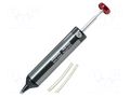 Desoldering pump; silicone; L: 153mm; aluminium ENGINEER FUT.SS-03
