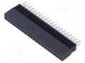Connector: pin strips; socket; male; PIN: 40; straight; THT; 2.54mm SAMTEC ESQ-120-23-L-D