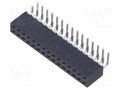Connector: pin strips; socket; female; PIN: 30; angled 90°; THT SAMTEC SSW-115-02-T-D-RA
