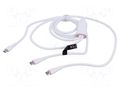 Cable; USB 2.0; USB C plug,USB C plug x2; nickel plated; 1.5m VENTION CTMWG