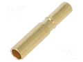 Contact; female; brass; gold-plated; 22AWG; crimped; for cable HARWIN M80-0110005
